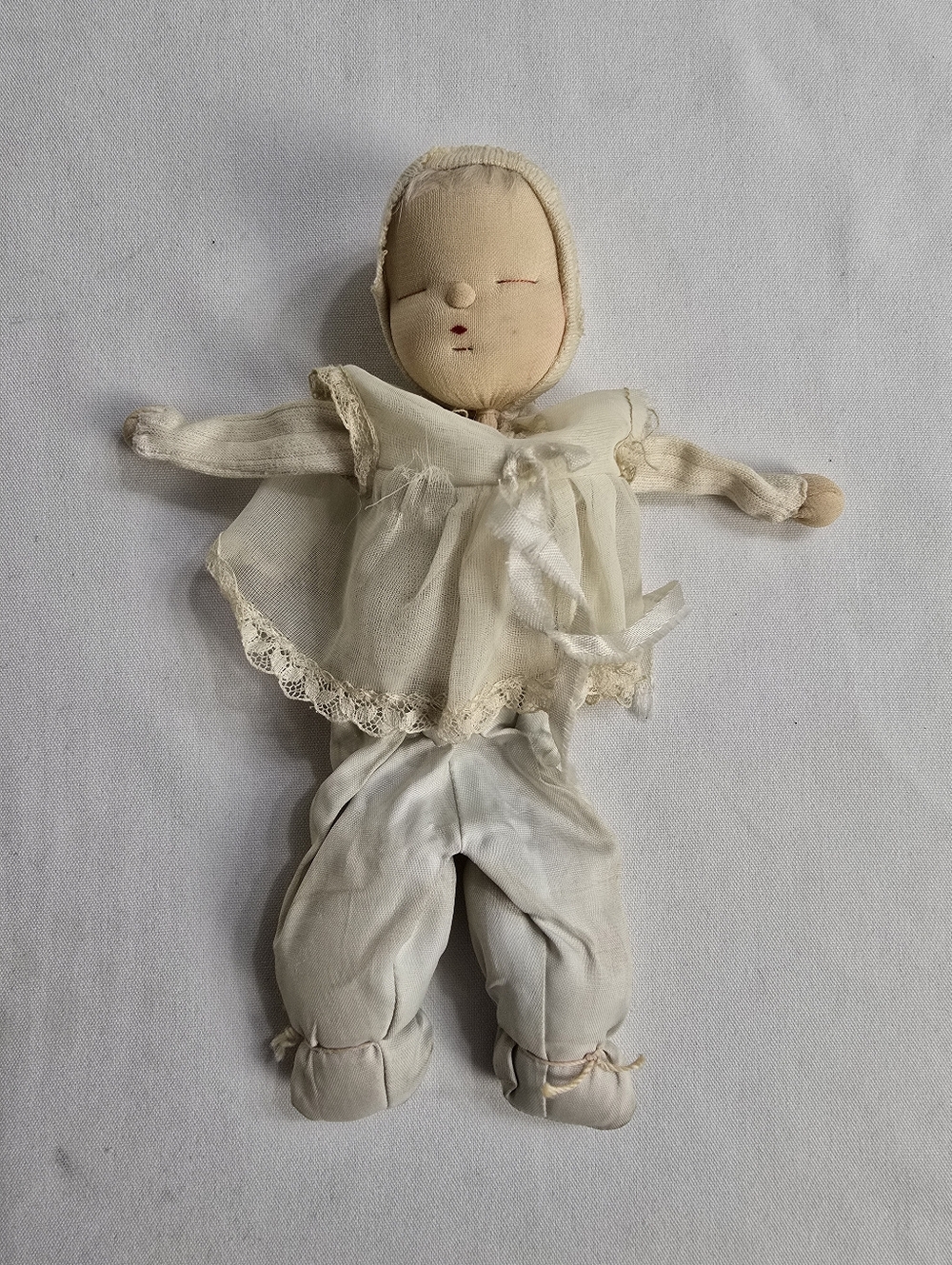 1950's Shackman Sleepy Baby Rag Doll Japan Vintage Mid Century